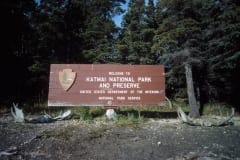 Eingang Katmai Nationalpark Brooks River (00001230)