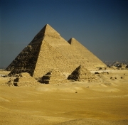 Pyramiden Mykerinos, Chephren und Cheops (00090504)