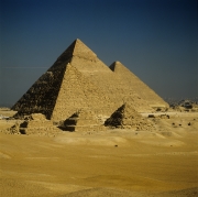 Pyramiden Mykerinos, Chephren und Cheops (00090506)