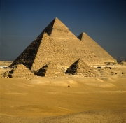 Pyramids Menkaure, Chephren and Cheops (00090508)