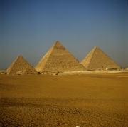 Pyramiden Mykerinos, Chephren und Cheops (00090515)