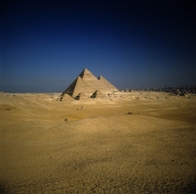 Pyramiden Mykerinos, Chephren und Cheops (00090523)