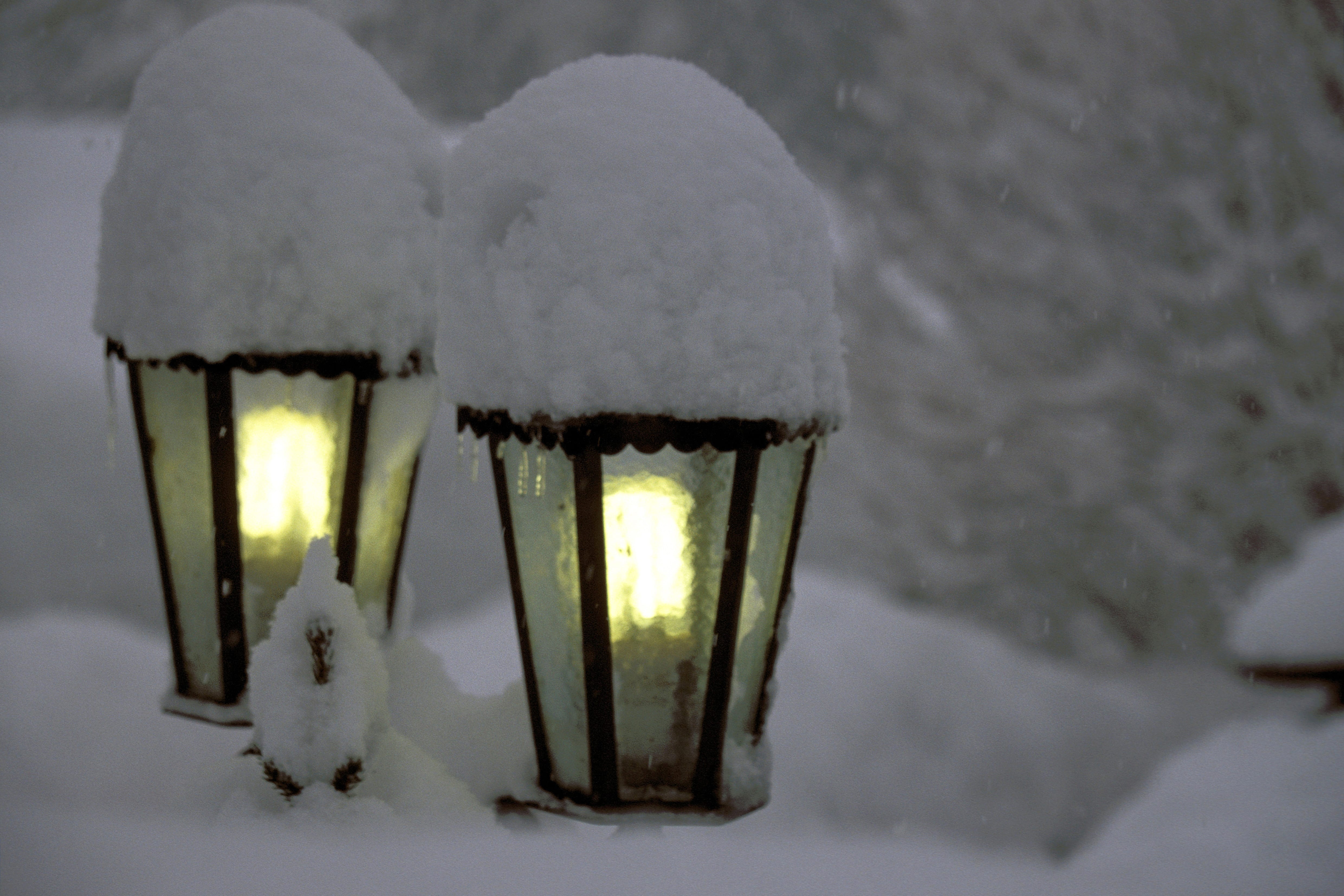 Snowy lamps (00008219)